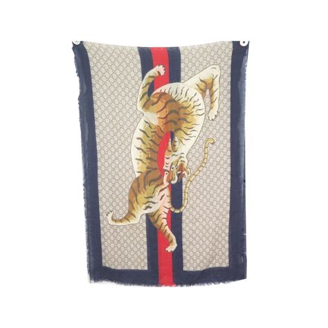 foulard gucci con tigri|Gucci tiger.